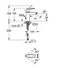 Grohe QuickFix Start Однорычажный смеситель для раковины S-Size с цепочкой (32277002) - изображение 7