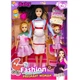 Кукла в наборе 3 куклы цветные для сюжетных игр большая кукла и дети (4835545) - изображение 1