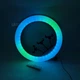 Кольцевая лампа для селфи RGB LED 45 см с держателем на 3 телефона и креплением под штатив, светодиодная лампа для блоггеров, TikTok, фото и видеосъемки с регулировкой яркости, холодный/теплый/RGB свет, 16 цветов MJ-45 - изображение 11