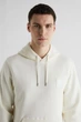 Чоловіче біле худі REG BADGE SWEAT HOODIE Gant XXXL 2037039 - зображення 4