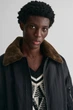 Чоловічий чорний бомбер OVERSIZED FLIGHT BOMBER JACKET Gant L 7006363 - изображение 4