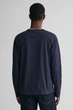 Чоловічий темно-синій лонгслів REG SHIELD LS T-SHIRT Gant L 2004049 - зображення 3