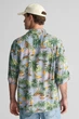 Чоловіча блакитна сорочка з візерунком REL VISCOSE HAWAII PRINT SS Gant XL 3240077 - зображення 2