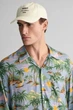 Чоловіча блакитна сорочка з візерунком REL VISCOSE HAWAII PRINT SS Gant L 3240077 - изображение 4