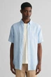 Чоловіча блакитна лляна сорочка REG LINEN SS Gant S 3240103 - изображение 1