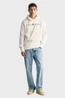 Чоловіче біле худі PRINTED GRAPHIC Gant S 2003244 - изображение 2