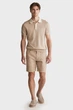 Чоловіче бежеве поло MODAL BLEND Gant L 8030237 - изображение 2