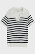 Жіноче біле поло у смужку FINE KNIT STRIPED Gant XS 4800404 - изображение 6