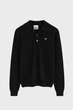 Чоловіче чорне вовняне поло SUPERFINE LAMBSWOOL Gant S 87215 - изображение 5