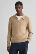 Чоловіче бежеве лляне поло COTTON LINEN OPEN Gant XXL 8050193 - изображение 1