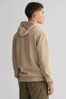 Чоловіче бежеве худі REG TONAL SHIELD Gant S 2037020 - изображение 2