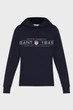 Жіноче темно-синє худі REG SHIELD HOODIE Gant XS 4200292 - изображение 1