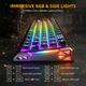 Ігрова магнітна клавіатура ATTACK SHARK R68 HE / Дротове підключення / Magnetic Switch / Black Carbon - зображення 7