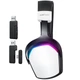 Накладні бездротові навушники H11 Gaming White Acefast (2000003516889) - зображення 5