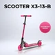Дитячий складаний двоколісний Самокат SCOOTER X3-13-B рожевий - изображение 6