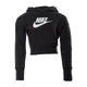 Кофта G NSW CLUB FT CROP HOODIE HBR DC7210-010 147-158 см - зображення 1