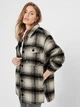 Куртка ONLALLISON CHECK SHACKET OTW NOOS 15210562-Pumice Stone-Checks: BLACK ONLY L Бежевий 15210562-PUMICE STONE-CHE M - изображение 3