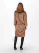 Пальто ONLDANIELLA LONG FUR COAT OTW 15239474-Toasted Coconut ONLY L Коричневий 15239474-TOASTED COCONUT M - изображение 2