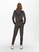Толстовка ONPNASHA LS HOOD ZIP BRUSH SWEAT 15236667-Sparrow-Detail:w. Melange Only Play M Темно-кори 15236667-SPARROW-DETAIL:W XS - зображення 2