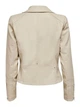 Куртка зі штучної шкіри ONLGEMMA FAUX LEATHER BIKER OTW NOOS 15153079-Silver Lining ONLY 34 Бежевий 15153079-SILVER LINING 40 - зображення 4