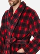 Халат мужской теплый Ralph Lauren 482887015 L/XL Черный/Красный (1159861816) - изображение 3