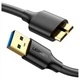 Дата кабель USB 3.0 AM to Micro B 0.5m US130 Ugreen (ek20155) - изображение 1