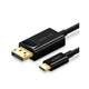 Кабель мультимедійний USB-C to DisplayPort M 1.5m 4K30Hz Ugreen (ek23107) - изображение 1