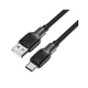 Дата кабель USB 2.0 AM to USB-C 1.2m 3.0A silicone braid Acefast (ek19681) - изображение 3