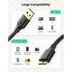 Дата кабель USB 3.0 AM to Micro B 1.0m US130 Ugreen (ek20156) - зображення 2