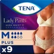 Подгузники-трусики для женщин Tena Lady Pants Plus Creme (75-105 см) M 9 шт. - изображение 1