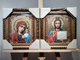 Икона Спаситель и Казанская Богородица в багетной раме 20х24 см. - изображение 1
