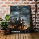 Интерьерная картина Ходячие Мертвецы, The Walking Dead, TWD, Рик Граймс, постер по сериалу, ужасы, зомби, 42×30 см (id1154) - изображение 1