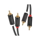 Кабель мультимедійний 2xRCA M to 2xRCA M 1.5m AV104 Ugreen (ek22860) - зображення 2