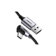 Дата кабель USB 2.0 AM to USB-C 3.0m 3A US284 90° corner Ugreen (ek20165) - зображення 1