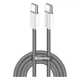Дата кабель USB-C to USB-C 1.0m 60W 3.0А ColorWay (ek19601) - изображение 1