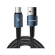 Дата кабель USB 2.0 AM to USB-C 1.0m 7A 100W blue Essager (ek20371) - изображение 1