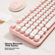 Комплект бездротовий Mofii Sweet Wireless White/Pink - зображення 4