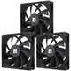 Вентилятор Thermalright TL-C12C X3 Black 12 см, высокопроизводительный, с 4-контактным ШИМ-управлением и подшипником S-FDB, 1550 об/мин, комплект из трех штук. - изображение 5