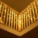 Гірлянда Бахрома від мережі, 12 м, 200 LED, Теплий білий - зображення 2