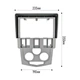 Перехідна рамка 9" Renault Logan 2004-2007 (RE 038N) 7174 Сірий - зображення 3