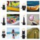 Электронасос 110 Вт для SUP-доски с ЖК-дисплеем 20 PSI черный Trizand 25262 с 6 насадками и шлангом - изображение 2