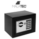 Электронный сейф Malatec с кодом и ключом черный сталь для дома офиса гостиницы 23х17,5х17 см - изображение 7
