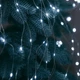 Светодиодная гирлянда USB 200 LED 2 метра 20 нитей холодный белый свет для украшения интерьера - зображення 7