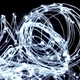 Светодиодная гирлянда USB 200 LED 2 метра 20 нитей холодный белый свет для украшения интерьера - зображення 10