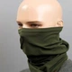Тактический бафф оливковый унисекс 35х25 см хлопок с эластаном для осени и весны - изображение 1