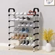 Полка для обуви Shoe Rack 6 полок (8068) Черный - изображение 9