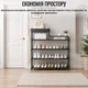 Полиця для взуття Multifunctional Storage Shoe Rack 5 полиць Чорний - зображення 6