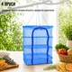 Подвесная сетка сушилка для сушки рыбы фруктов овощей грибов Fish Drying Net 4 яруса 40 х 40 х 65 см - изображение 7