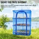 Подвесная сетка сушилка для сушки рыбы фруктов овощей грибов Fish Drying Net 4 яруса 40 х 40 х 65 см - изображение 9