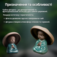 Чайная фигурка маленького монаха с чайным фильтром, зеленый Чашень с фильтром в форме шляпы - изображение 3